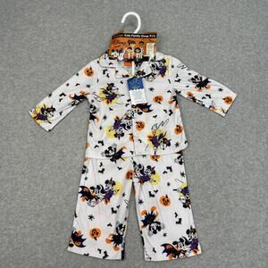 Disney Mickey Mouse Halloween-themed 2 PCs Pajama Set Infant 12M White w/Graphic